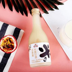 生龙 米露甘酒 百香果味 300ml【酒精度0.5%vol】【低度微醺甜酒】