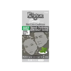 Bigen Speedy Hair Color Conditioner #No882 Brownish Black 1box