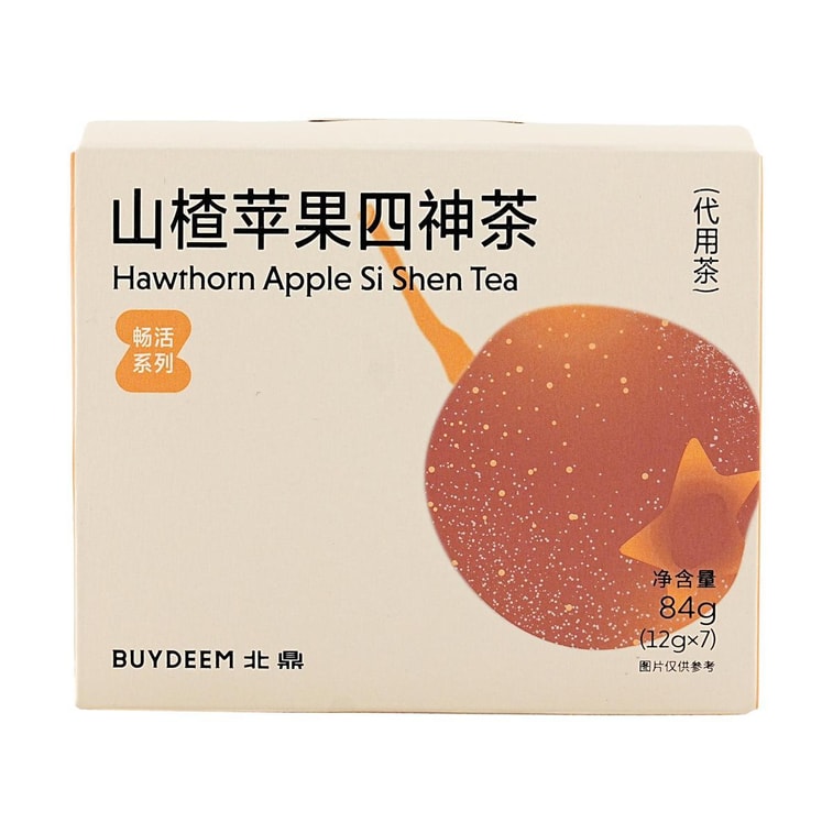 Active Tea Series Brewed Tea Bags, Hawthorn Apple Four Gods Tea, 7-Pack, 2.96 oz  5