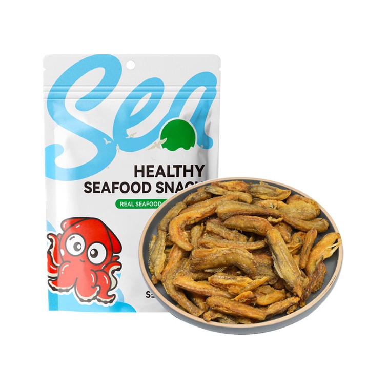 水一方 【新款魚酥零食】 龍頭魚酥 即食香酥小魚乾烘烤海味小吃 原味 200g 【網紅海鮮零食】 9