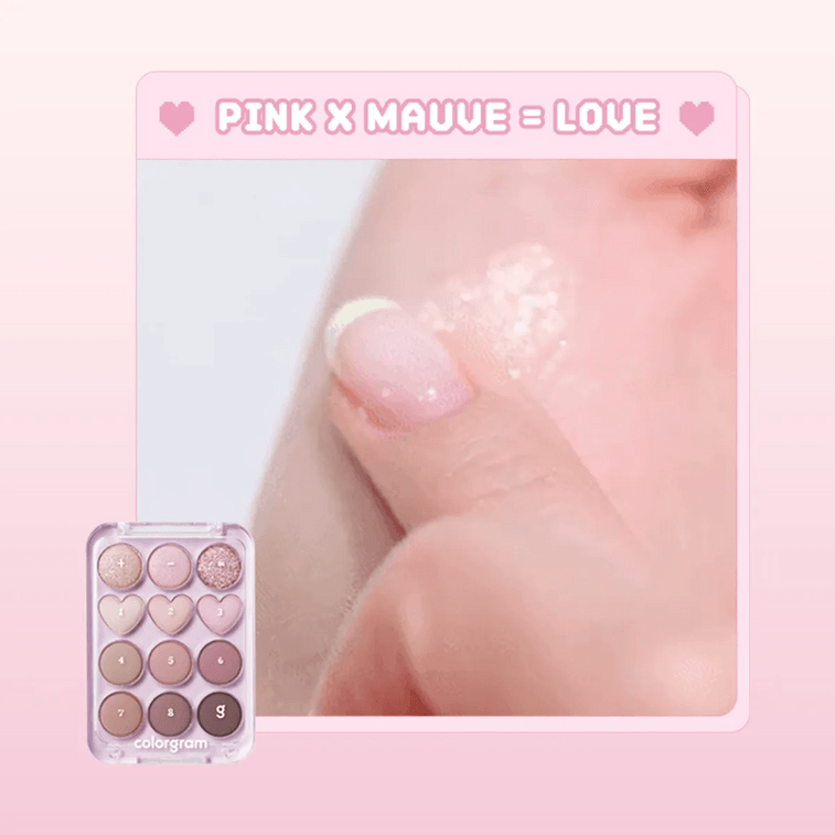 Pin Point Eyeshadow Palette, 0.34 oz. #02 Pink + Mauve = ❤ 5