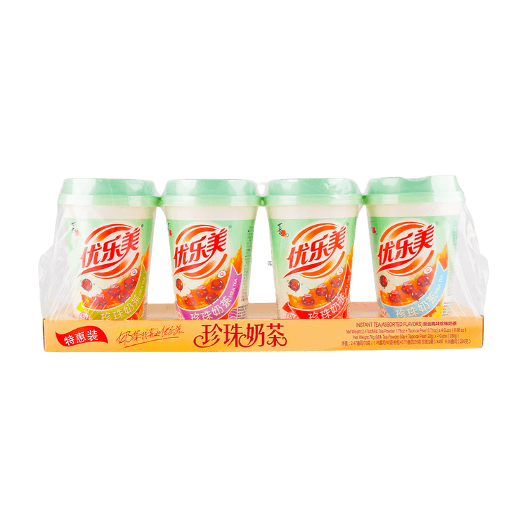 ゆうみ/Milk Tea STRONGFOOD Mixed Flavorr Milk Tea with Tapioca Peal 4cups/ pack