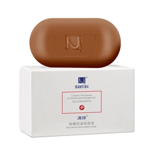 【中国直送】マンティン硫黄石鹸 クラシックシリーズ オイルコントロール ニキビ・ダニ除去石鹸 洗顔石鹸 女性・男性用 ダニ除去 洗顔 全身浴 背中石鹸 108g*1個