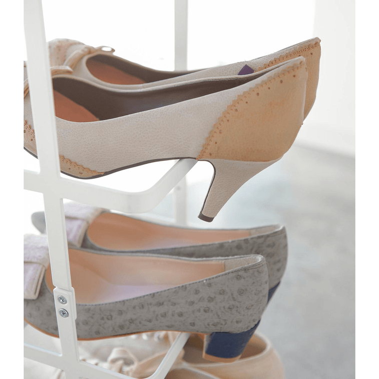 Shoe Rack (31 H) - Steel White 3