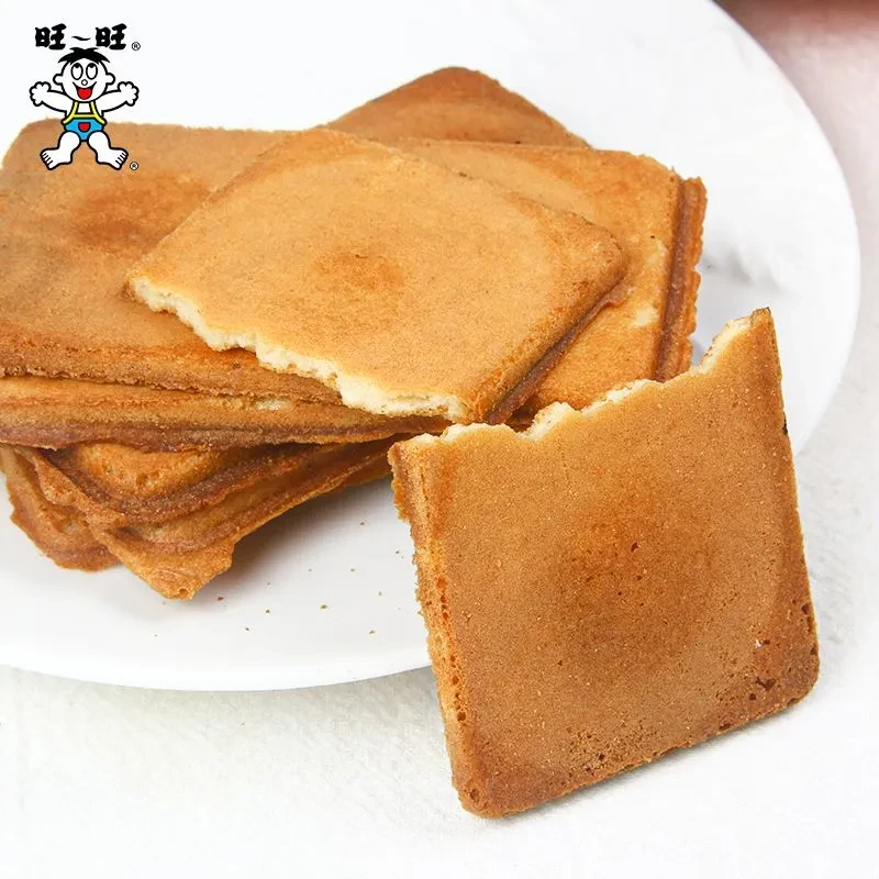 台湾 旺旺 煎饼铁板煎饼经典原味奶香饼干零食116克*1袋