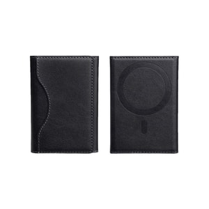 Magnetic Wallet Case with Card Slots & Stand for iPhone 17 Pro Max: Multi-Functional Tri-Fold Phone Cover Black 1 Piece