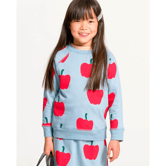 美国 MOM LOVES ME 卫衣 红辣椒 .10.200  5-6