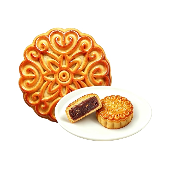 恩点 紅棗餡月餅 80g【クラシックな味】【濃厚な棗の香り】