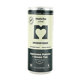  MATCHA LOVE Japanese Matcha Green Tea Drink Unsweetened 8 fl oz【0 Sugar 0 Fat 0 Calories】