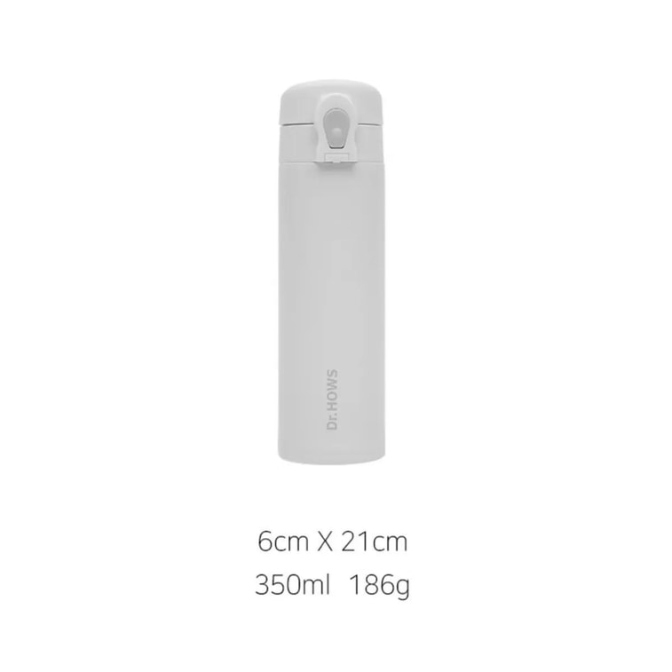 Atti One-Touch Thermal Bottle, 11.83 fl oz, #Beige, Vacuum Insulated Hot & Cold Lightweight 5