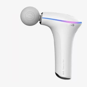 Fascia Gun F5 muscle Massager mini Compact professional massage gun Hot compress fascia gun 1 white unit