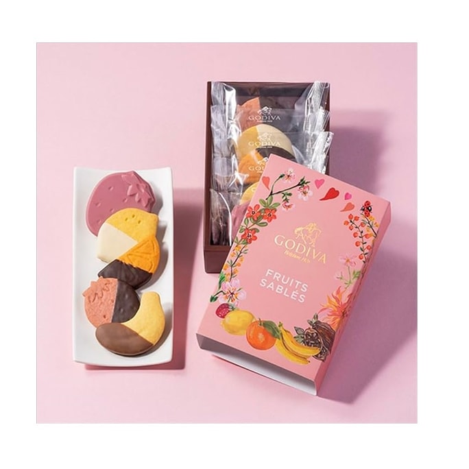 【日本直邮】GODIVA 巧克力礼品糖果套装 水果模套装 5枚入