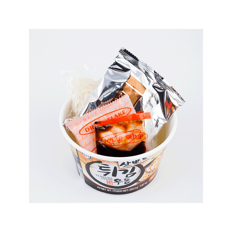 韓國WANG 天婦羅烏龍麵 即食麵條 223.3g 7