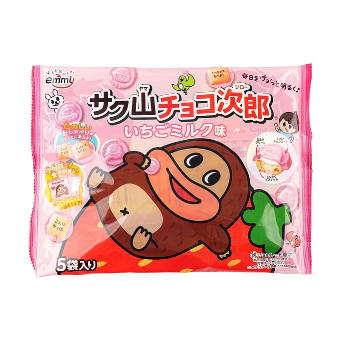 日本SHOEI正荣 巧克力饼干 草莓牛奶味 80g