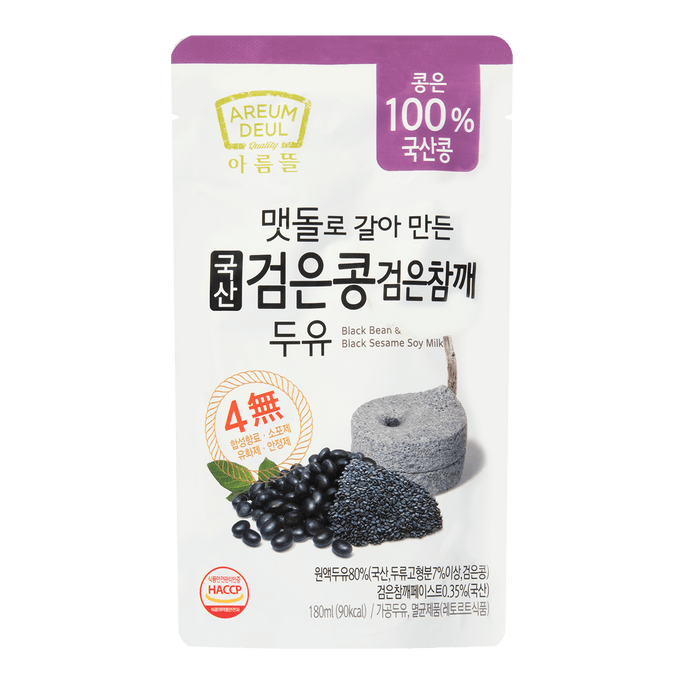 검은콩 검은깨 두유 180ml