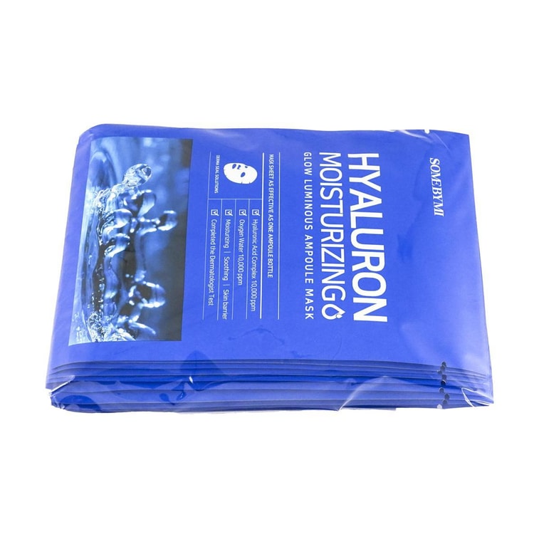 히알루론 모이스춰라이징 글로우 루미너스 앰플 마스크,25g 10매 3