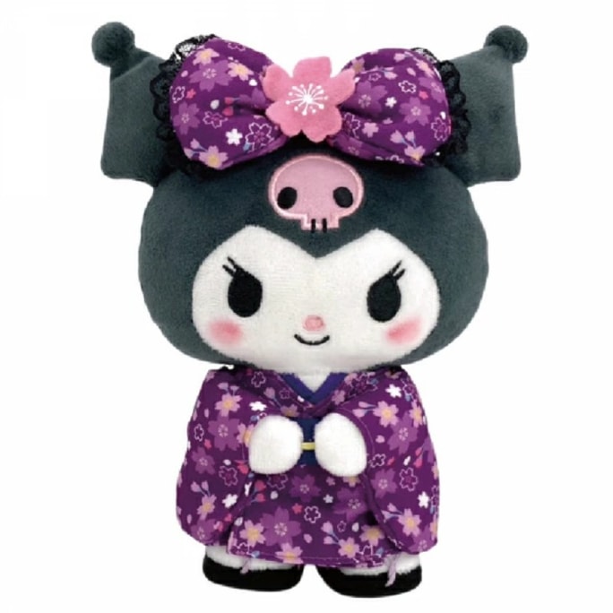  Kuromi Sakura Kimono Plush Toy (Size S)