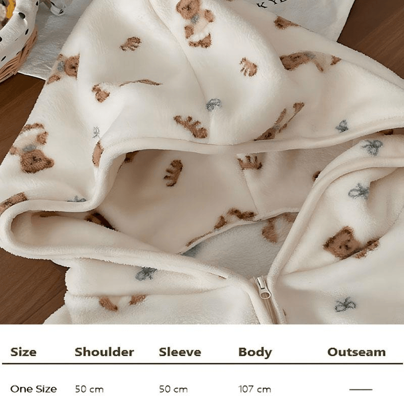 【中國直郵】 Lullabuy 泰迪熊抱抱睡衣居家服