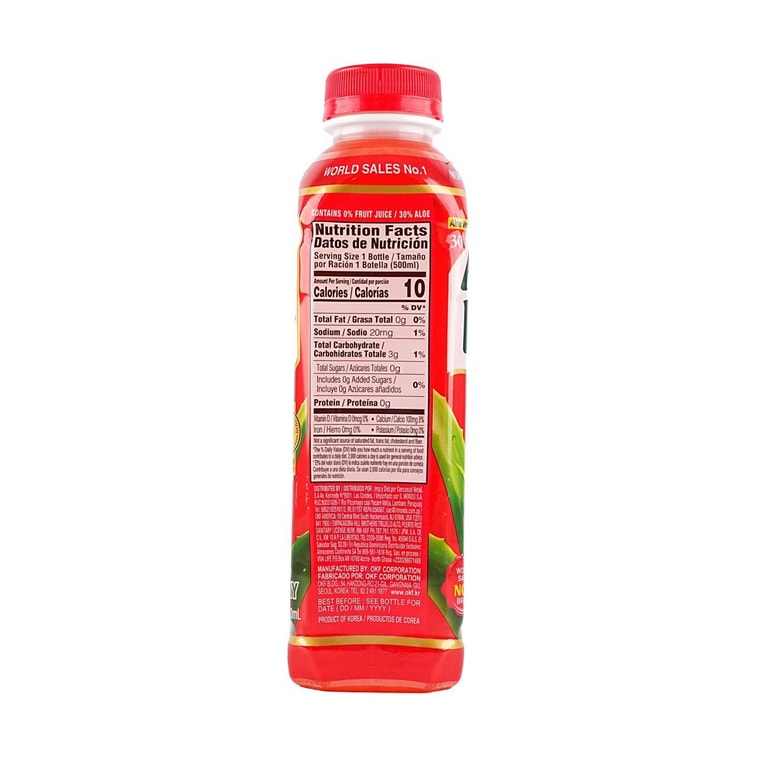 알로에 베라 킹, 무설탕, 딸기 맛, 16.91 fl oz 4