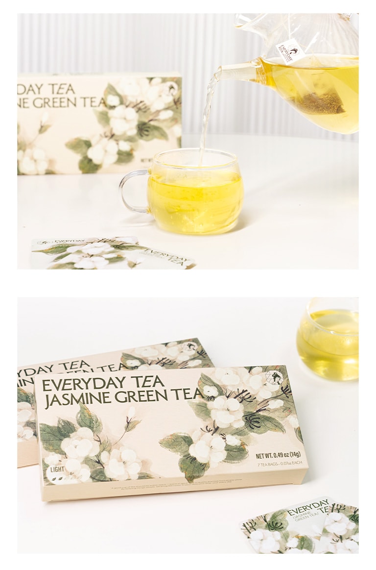 茶颜悦色 习惯茶 茉莉绿茶 7小包 14g