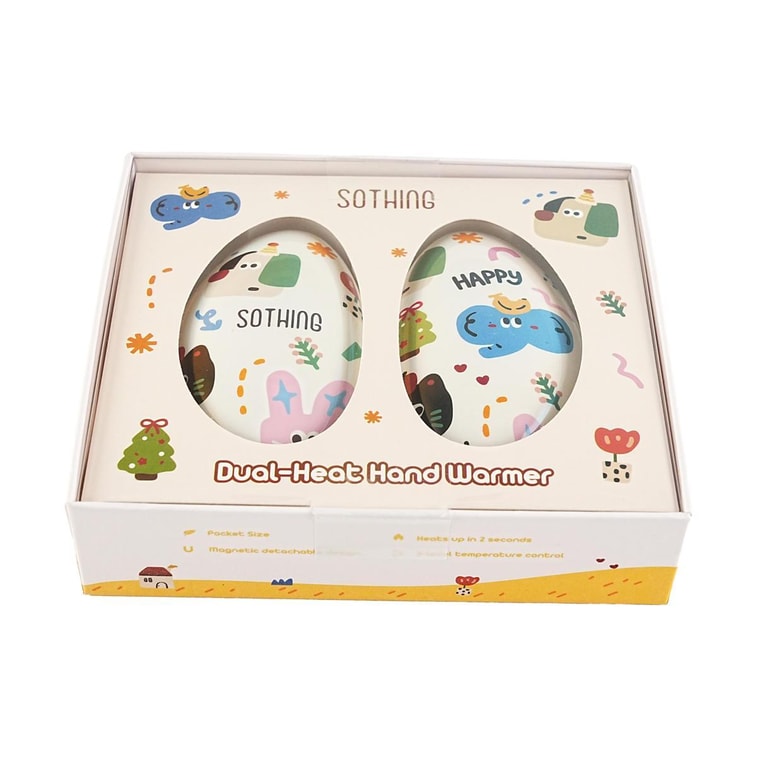 Mini Rechargeable Hand Warmer Pocket Heater Animal Party Design New Year Gift 5