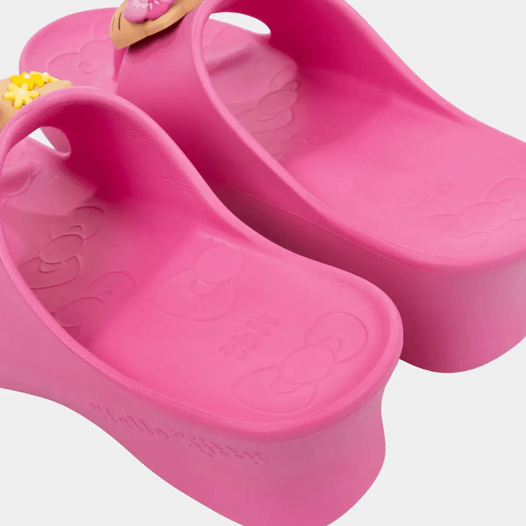 野兽派 Hello Kitty 聯名 立體造型坡跟拖鞋 玫粉 37-38 【Hello Kitty 聯名款】【輕盈坡跟】 3