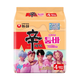 Kpop Demon Hunters Shin Ramyun Toomba Spicy Creamy Stir Fry Ramen ,19.3 oz 【Netflix Limited Edition】【Package varies】