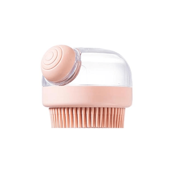 Pet Dog Bathing Brush, Puppy Bomei Scrubbing Comb,Cat Bathing Artifact Essential Supplies, Rose Powder * 1