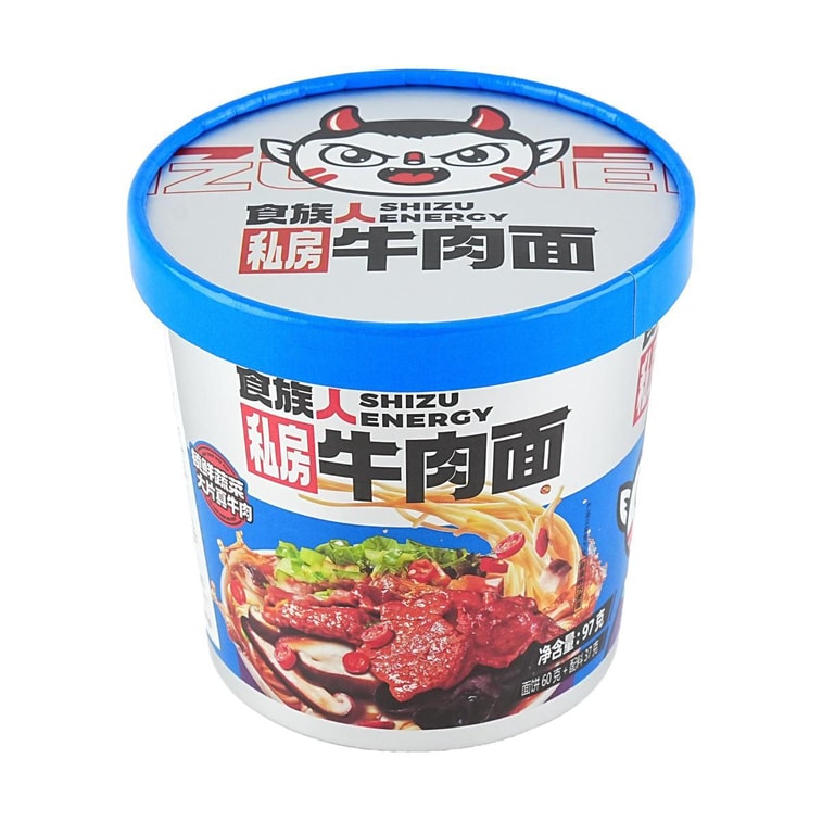 食族人 私房素牛肉面 桶装 100g 【网红爆款速食】包装随机发 12