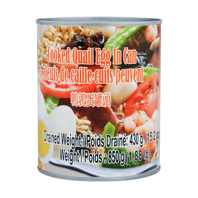 Cooked Quail Egg in Can 850g