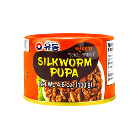 누에 번데기, 4.6온스【밥, 국수 및 요리용】【고단백질】