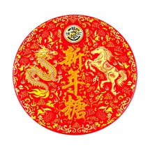 徐福記 新年糖禮盒 話梅糖酥心糖牛扎糖綜合口味糖果 420g【送禮必備】