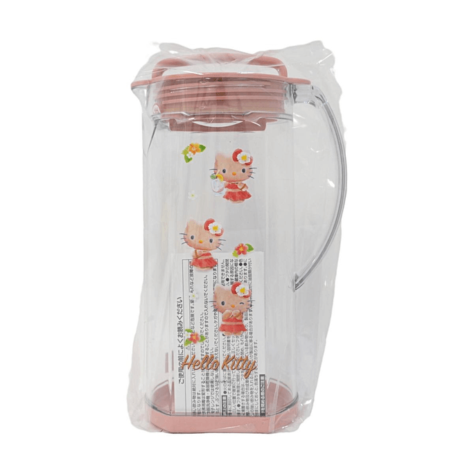 선번짐 헬로키티 물병 40.58 fl oz 【BPA Free】【내구성 있는 레진】