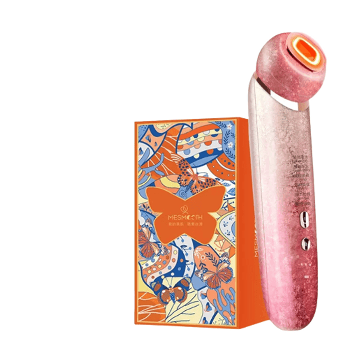 [중국에서 직접 우편] MESMOOTH / Musu 미용 기기 홈 얼굴 마사지 눈 비강 비강 주름 샷 리프팅 및 퍼밍 얼굴 주파수 소개 기기 스타 다이아몬드 레드