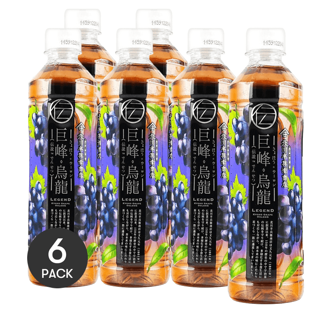 日本北川半兵衛商店 巨峰葡萄烏龍茶 430ml *6【6份超值裝】