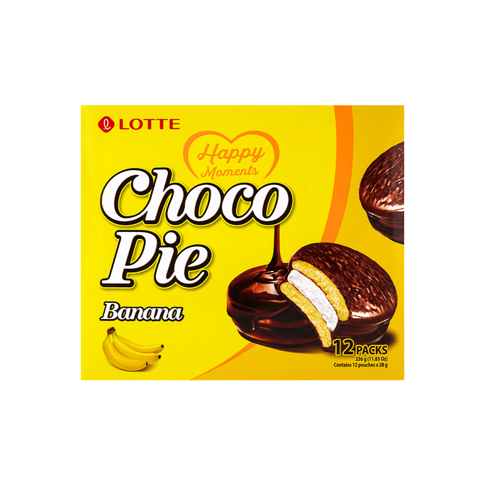 Choco Pie Banana 12pck 336g