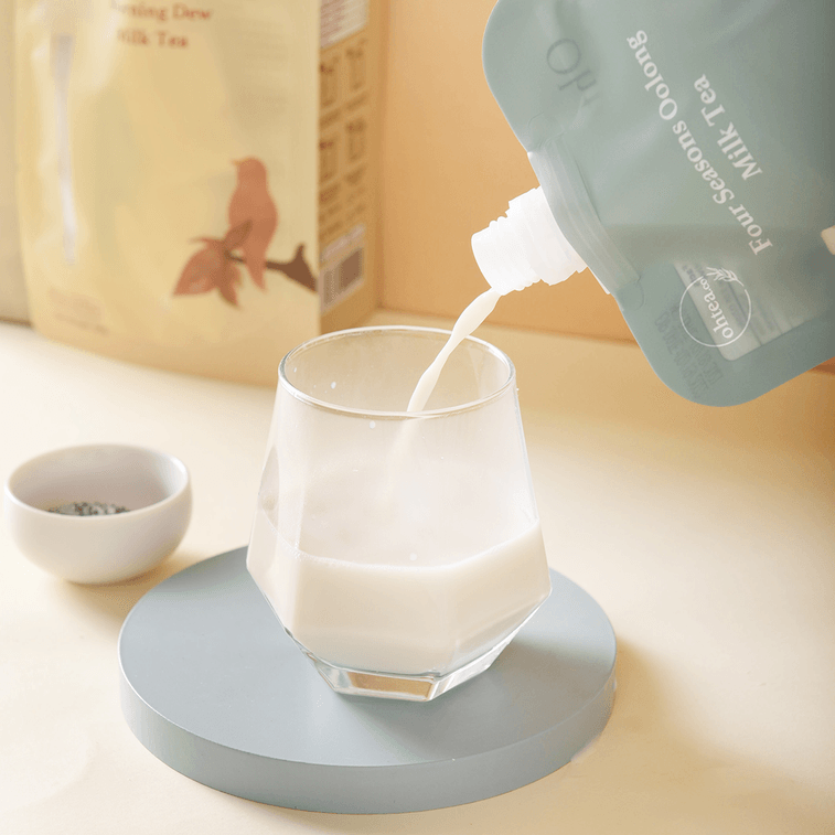 【江南茶飲】OHTEA冷泡原葉高級手搖奶茶 四季烏龍春奶茶 58g 6