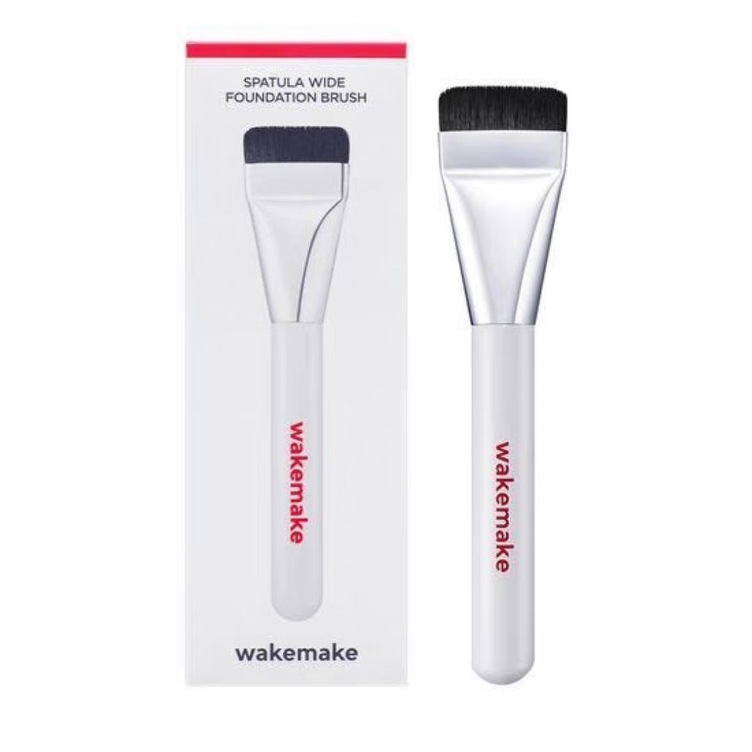 【韓國直郵】 韓國 WAKEMAKE 唯可魅 新款粉底刷一字型粉刷上臉無痕輕薄不吃粉化妝師專用刷1支/盒