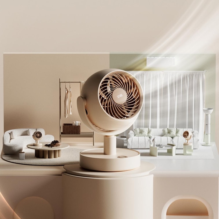 向物SOTHING 桌面循环扇 小风扇 夏日清凉小物 漩凉 续航版 6