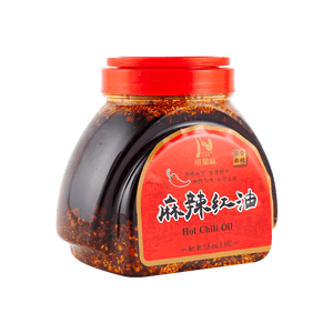 Hot Chili Sauce , 8.69 oz 【For Noodles, Rice and Dishes】