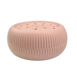 Silicone Flower Arranger Small Size Pink 1 Piece Modern Minimalist Spiral Silicone Stem Holder Flower Arranging Tool
