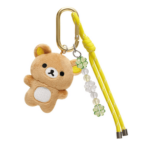 [일본 직배송] 산엑스 리락쿠마 10주년 기념 벨 봉제인형 키링 (1개)