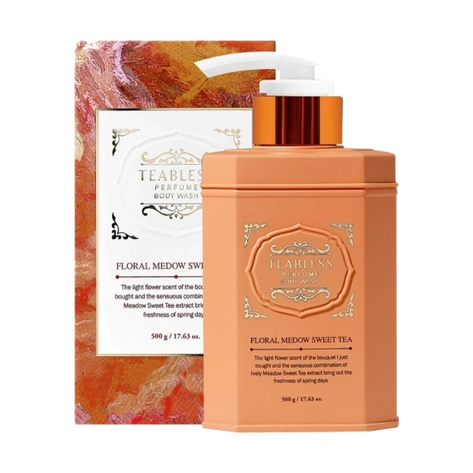 Teabless Perfume Body Wash Floral Meadowsweet Tea 500g