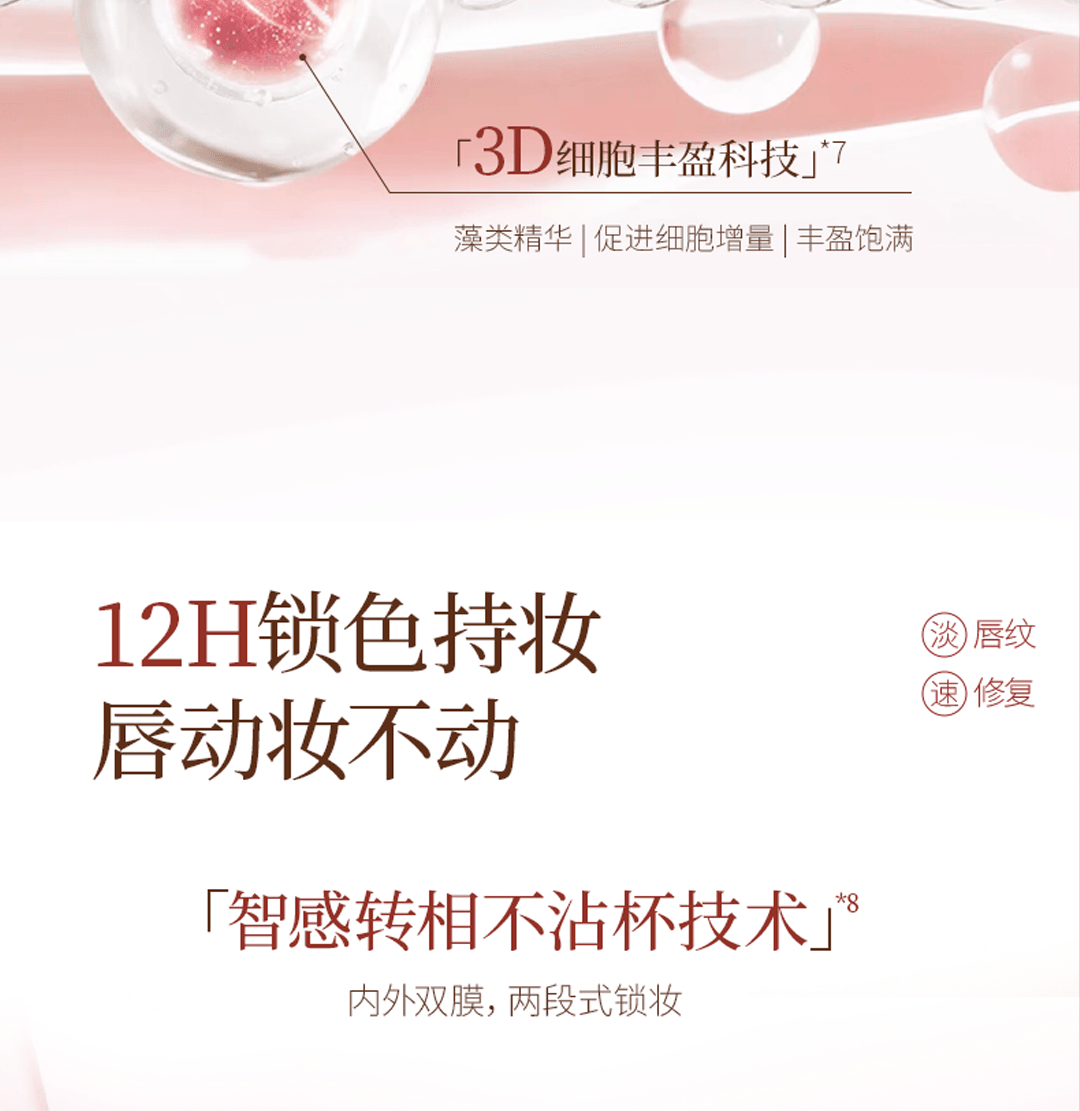 【中國直郵】 小樹美 淡紋變色唇部精華油 變色豐盈唇部精華唇油淡化唇紋潤唇膏護唇精華 桃之夭夭5ml/支