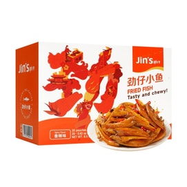 华文食品 劲仔小鱼 香辣味 20包入 240g 湖南特产