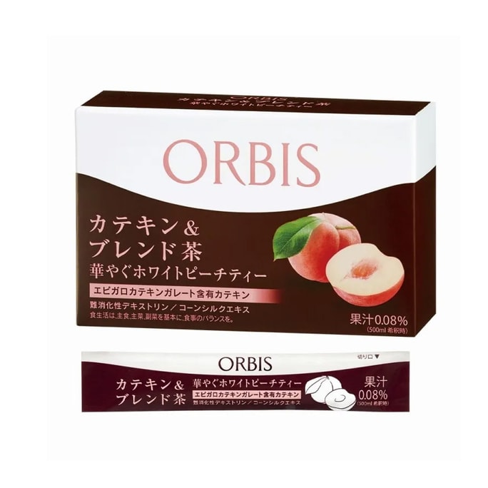 【日本直邮】ORBIS奥蜜思 纤体茶 白桃乌龙茶 20袋