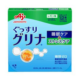 아지노모토 아미노산 수면 보조제 스트레스 완화 영양 과립 레몬맛 12포 39.6g