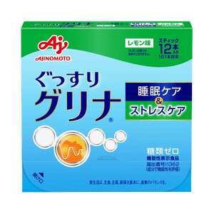 味の素 アミノ酸睡眠補助 ストレス解消栄養顆粒 レモン風味 12包 39.6g