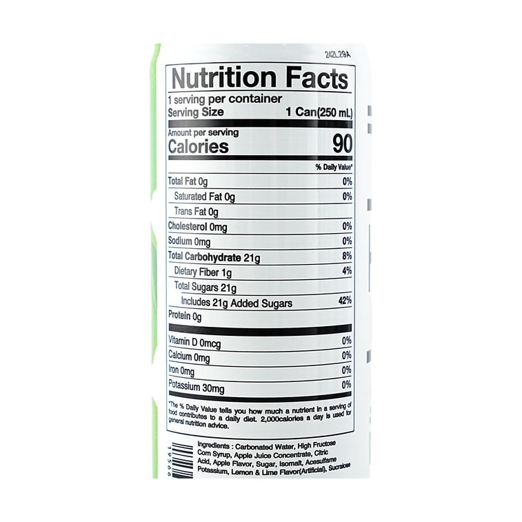 韩国DONG-A 汽水 苹果味 250ml 4