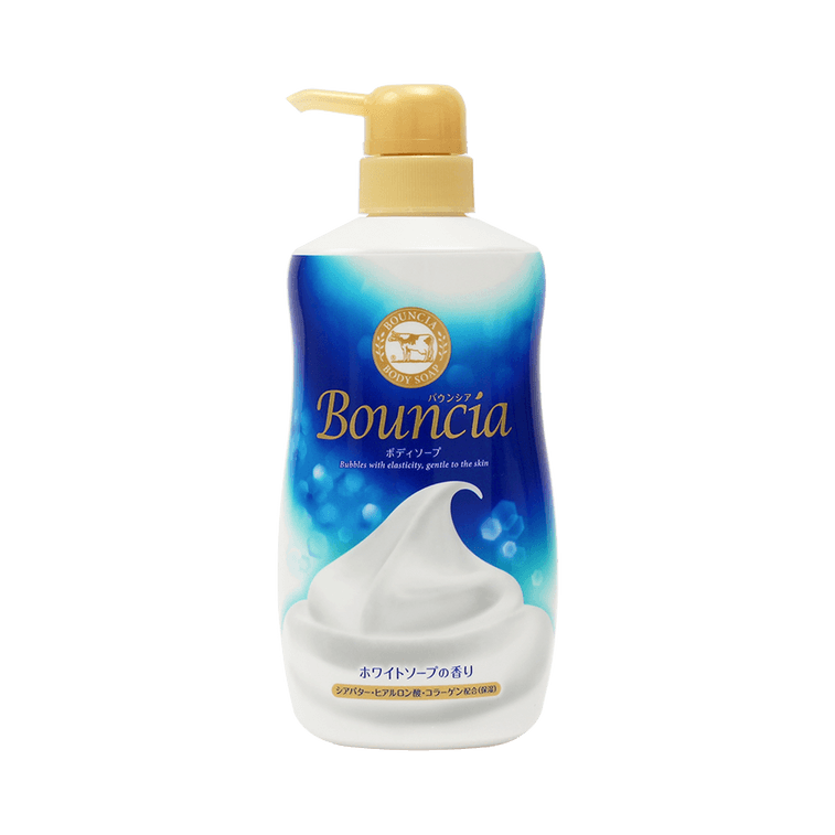 COW Bouncia High Moisturizing Intense Foaming Body Wash White Soap